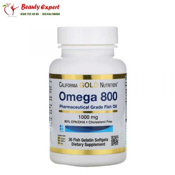 اقراص دواء اوميجا 3 مكمل غذائي 800مج