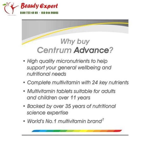 centrum advance 50 multivitamin - 30 tablets - Image 4