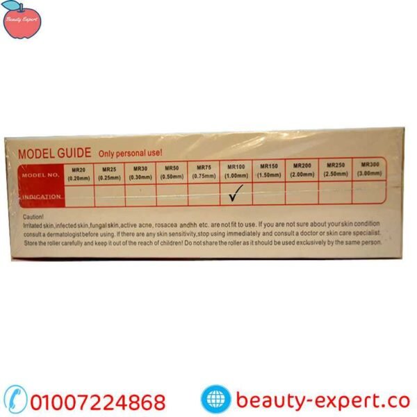 Derma roller titanium for wrinkles and acne scars - Image 2