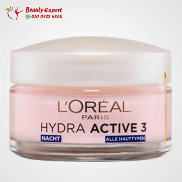 L'oreal Paris hydra active 3 night cream long lasting moisturizer - 50 ml - Image 3