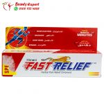 Fast relief cream