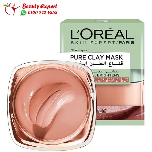 l'oreal red clay mask