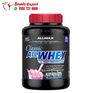 Allmax classic allwhey boosts energy strength