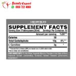 مكونات liquid carnitine nutrex research