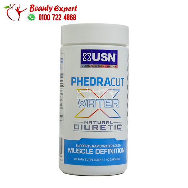 phedracut water natural diuretic 90 capsules USN