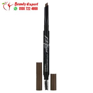 clio kill brow pencil, Auto Hard Brow Pencil, 01 Natural Brown, 0.01 oz (0.31 g)