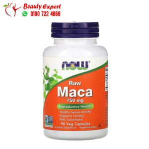 NOW Foods Maca Raw 750 mg capsules for healthy sexual activity