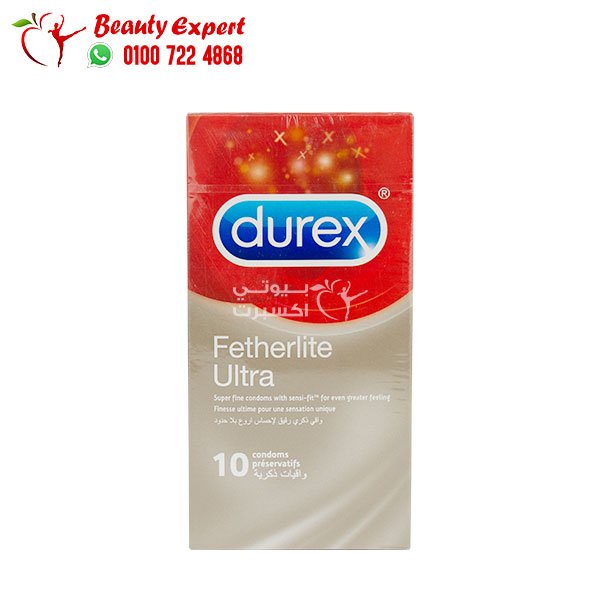 durex fetherlite ultra condom واقي ذكري durex واقي رقيق لإحساس أروع بلا حدود