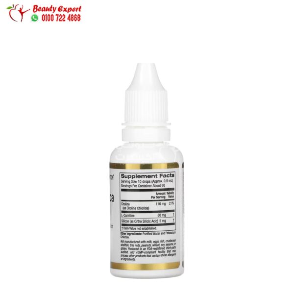 California Gold Nutrition, Choline Silica Complex, 1 fl oz (30 ml) California Gold Nutrition, Choline Silica Complex, 1 fl oz (30 ml)