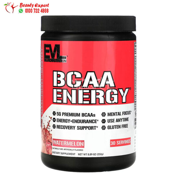 EVLution Nutrition BCAA ENERGY, Watermelon, 8.89 oz (252 g) EVLution Nutrition BCAA ENERGY, Watermelon, 8.89 oz (252 g)