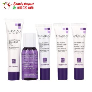 Skin care range , Andalou Naturals, Get Started, Age Defying, Skin Care Essentials, 5 Piece Kit