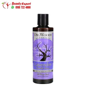 Dr. Woods, Raw Black Soap with Fair Trade Shea Butter, Original, 16 fl oz (473 ml) ,to clean the face
