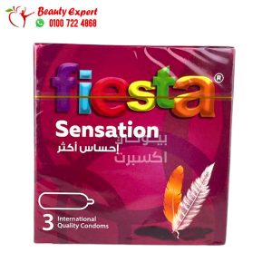 فيستا كوندوم رفيعة للغاية للرجال 3 كوندوم - Fiesta Sensation Ultra Thin Condoms
