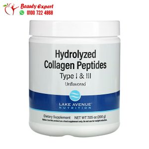 Lake Avenue Nutrition Hydrolyzed collagen powder Type I & III Unflavored 7.05 oz (200 g)