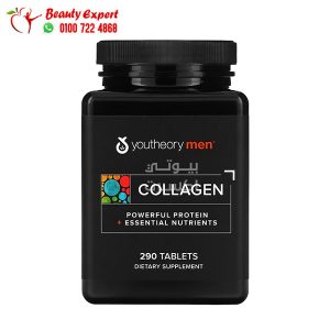 حبوب كولاجين للرجال من يوثيوري 290 قرص - Youtheory Men's Collagen 290 Tablets