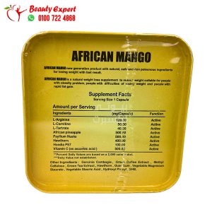 Herbal kings african mango pills for weight loss and Suppress appetite 30 pills