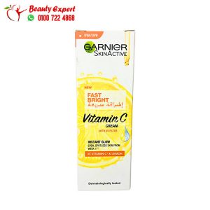 Garnier fast bright vitamin c cream 25ml To lighten the skin