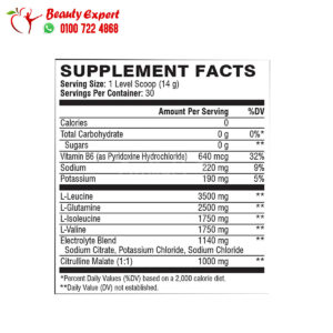 Bcaa ingredients
