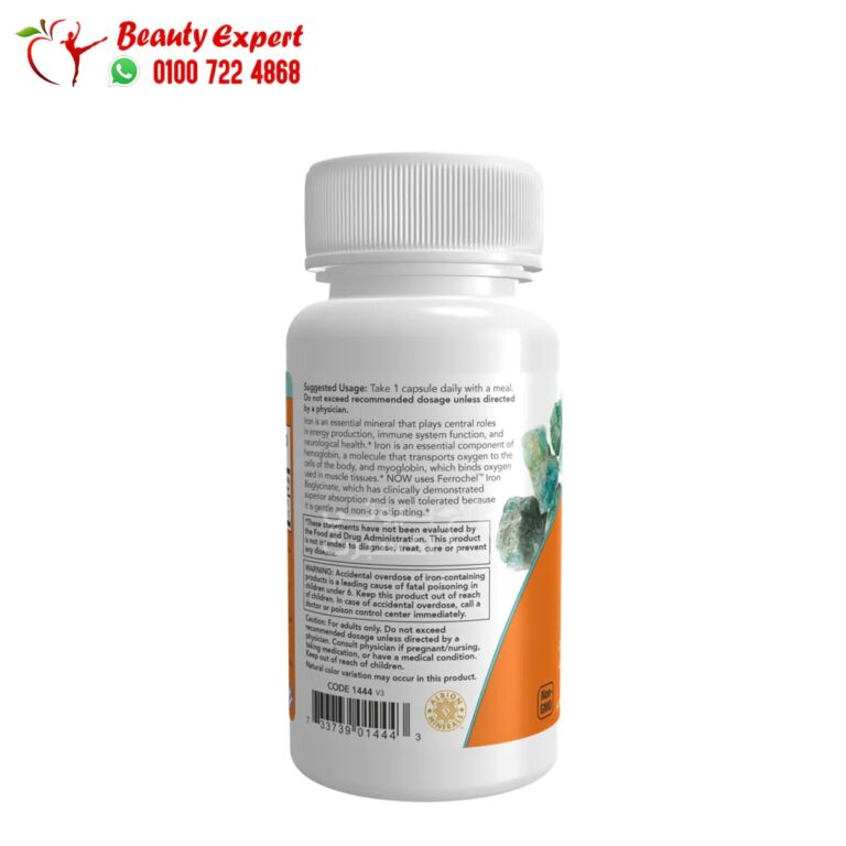 Iron capsules warnings