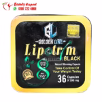 Lipotrim Black Capsules for Weight Loss Golden Line 30 Caps - Image 3