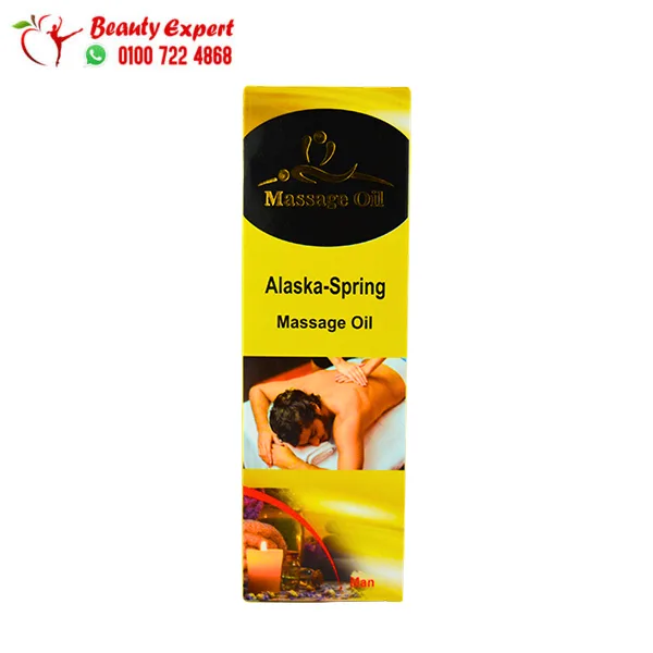 Alaska Spring Men’s Massage Oil - Image 2