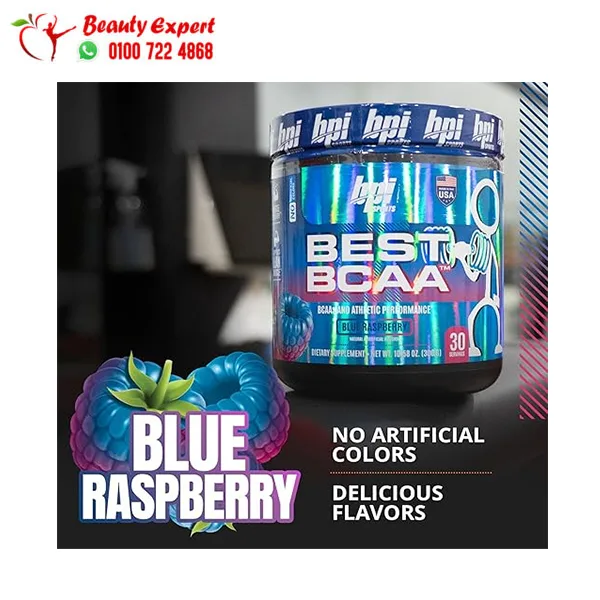 BCAA Supplement for Athletes to Build Muscle Blueberry Flavor BPI Sport 30 Servings - Image 4