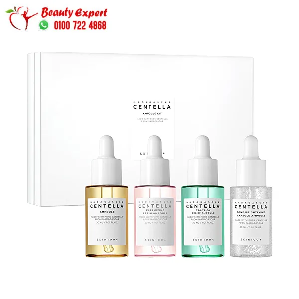 Madagascar Centella Hair Care Ampoules 30 ml – 4 Ampoules - Image 1