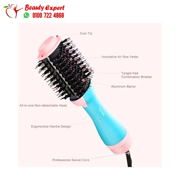 Mohair Hair Brush for Curly and Frizzy Hair 2400W with Gift Bag - Image 3