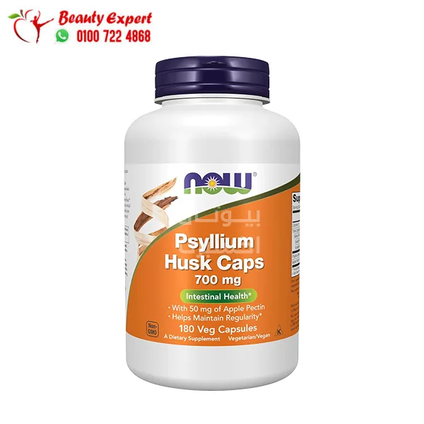 Psyllium husk caps 700mg NOW Foods Psyllium Husk Supplement – Dietary Fiber Support 100 Capsules - Image 1