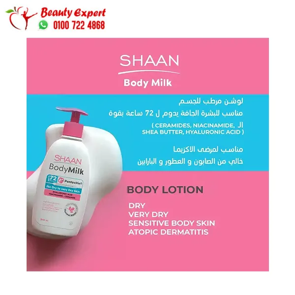 Shan Body Milk Moisturizer for Keratosis Pilaris - Image 3