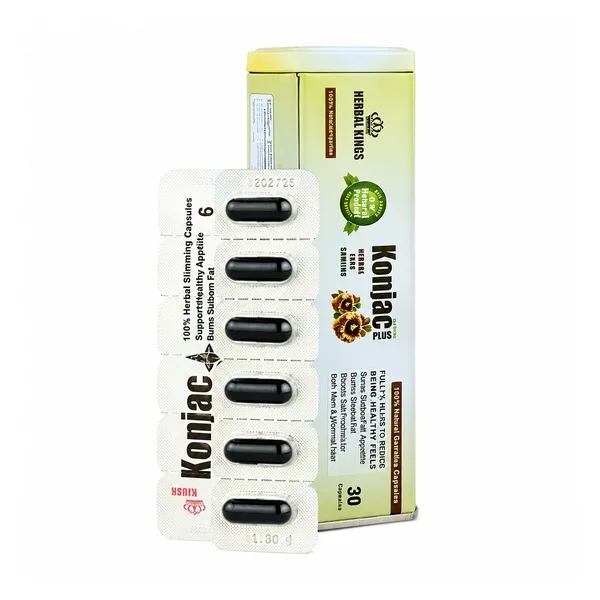 كبسولات كونجاك بلس للتخسيس وإنقاص الوزن 30 كبسولة - Konjac Plus slimming capsules