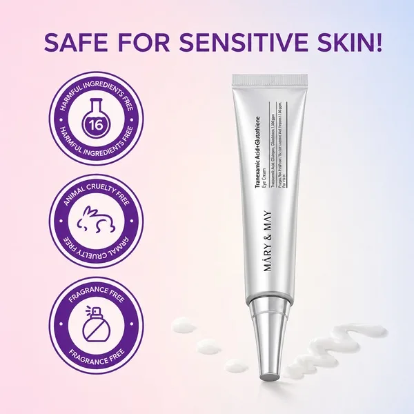 Mary & May Eye Cream with Tranexamic Acid & Glutathione 12g - Image 1