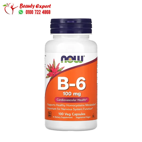 B-6,-100-mg كبسولات فيتامين ب6