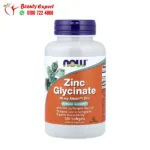 NOW Foods Zinc Glycinate 30 mg Capsules – 120 Capsules