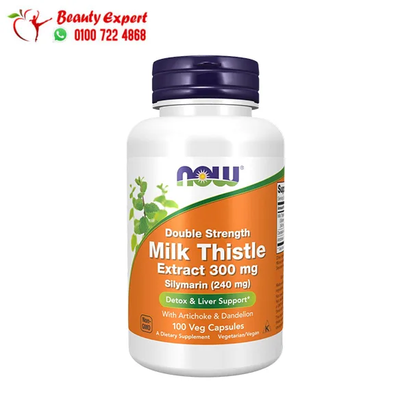 Milk-Thistle-Extract Milk Thistle 300 mg NOW Foods for Liver & Gut Health 50 Capsules - Image 1
