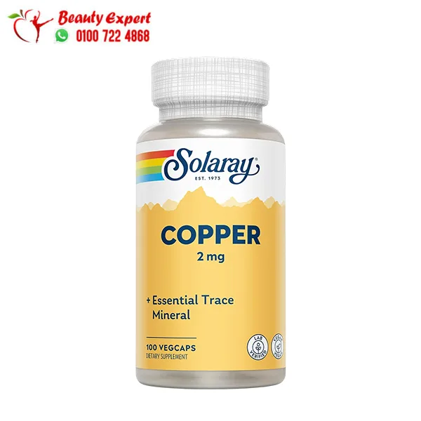 Copper 2 mg with Multimineral Solaray Capsules 100 Capsules - Image 1