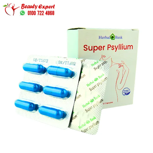 Super Psyllium Slimming Capsules Herbal Bank 30 Capsules - Image 3