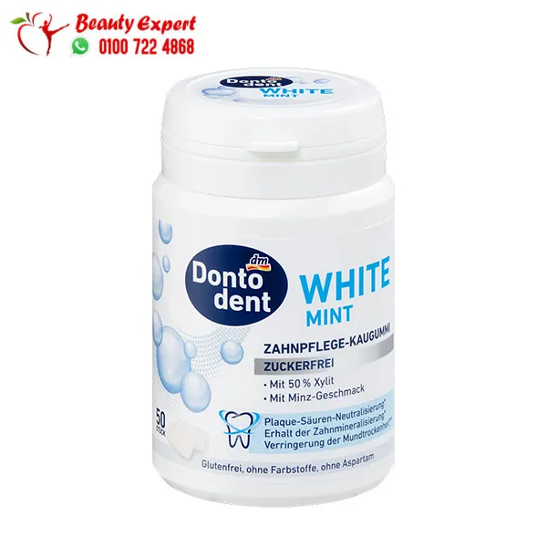 Dontodent-White-Mint-Dental-care-sugar-free لبان دونتودنت