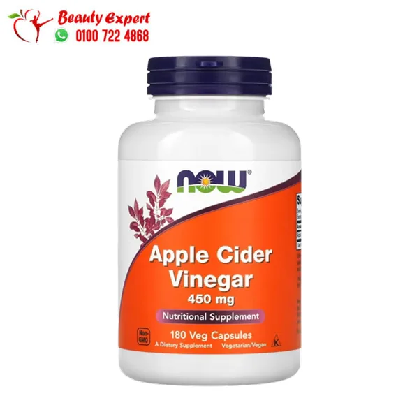 Apple-Cider-Vinegar-450-mg,-180-veg-capsules مكمل خل التفاح