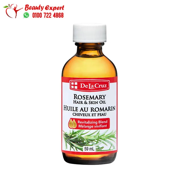 Rosemary-hair-&-skin-oil,-De-La-Cruz Rosemary Oil for Hair & Skin De La Cruz 59 ml - Image 1