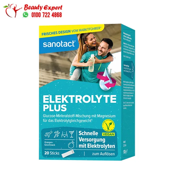 Sanotact Electrolyte Plus Sticks 120 g – 20 Sticks - Image 1